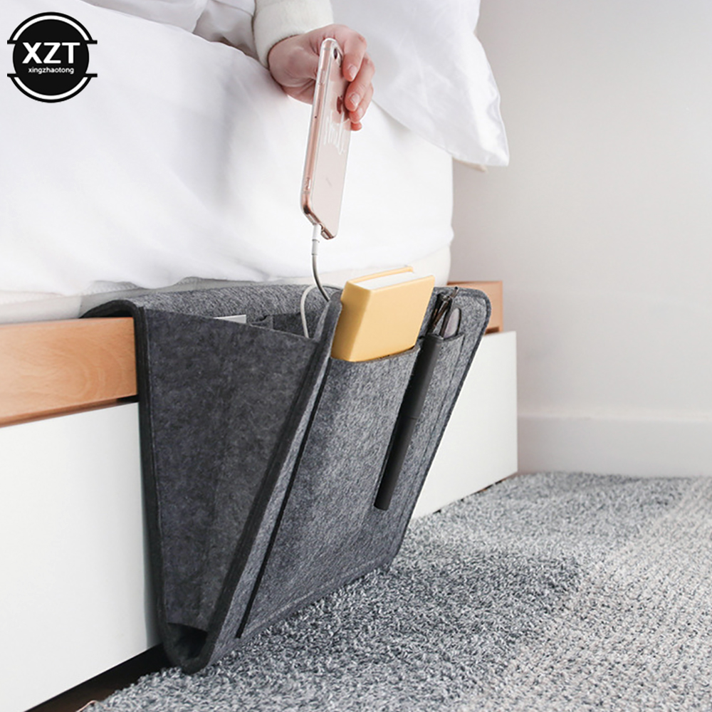 Magazine Holder Rack - 1pc Felt Bedside Storage Organizer Phone