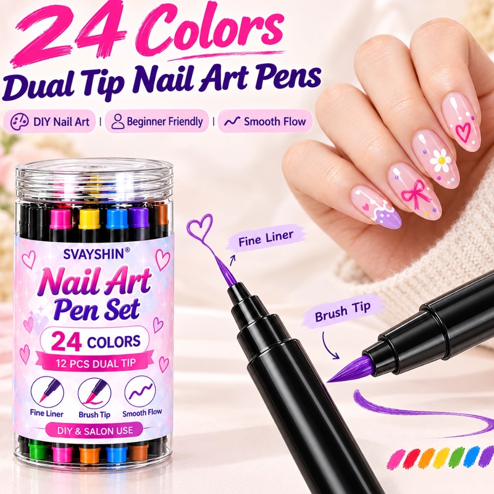 Copic Marker Sketch - 12Pcs Nail Art Painting Pen Dual