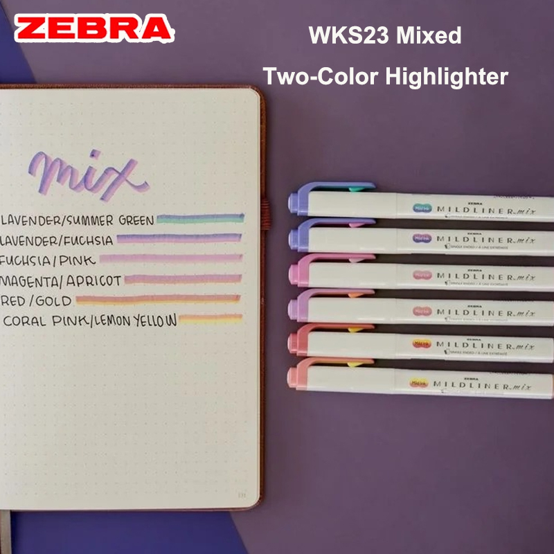 Zebra Pen Mildliner - Japan Zebra Mildliner Mix Dual-Color Highlighter