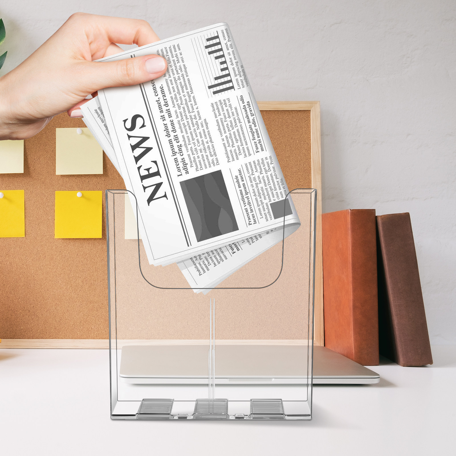 2Pcs Wall Storage Organizer Cl - Magazine Holder Rack review and price
