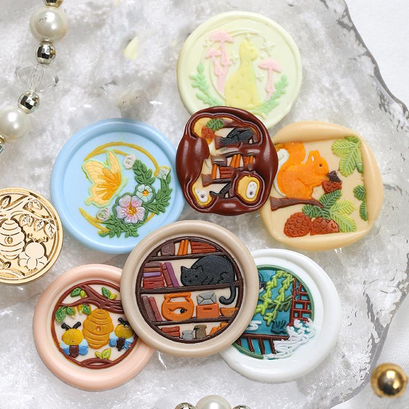 Animal Botanical Wax Seal Stam - Wax Seal Stamp Set review and price