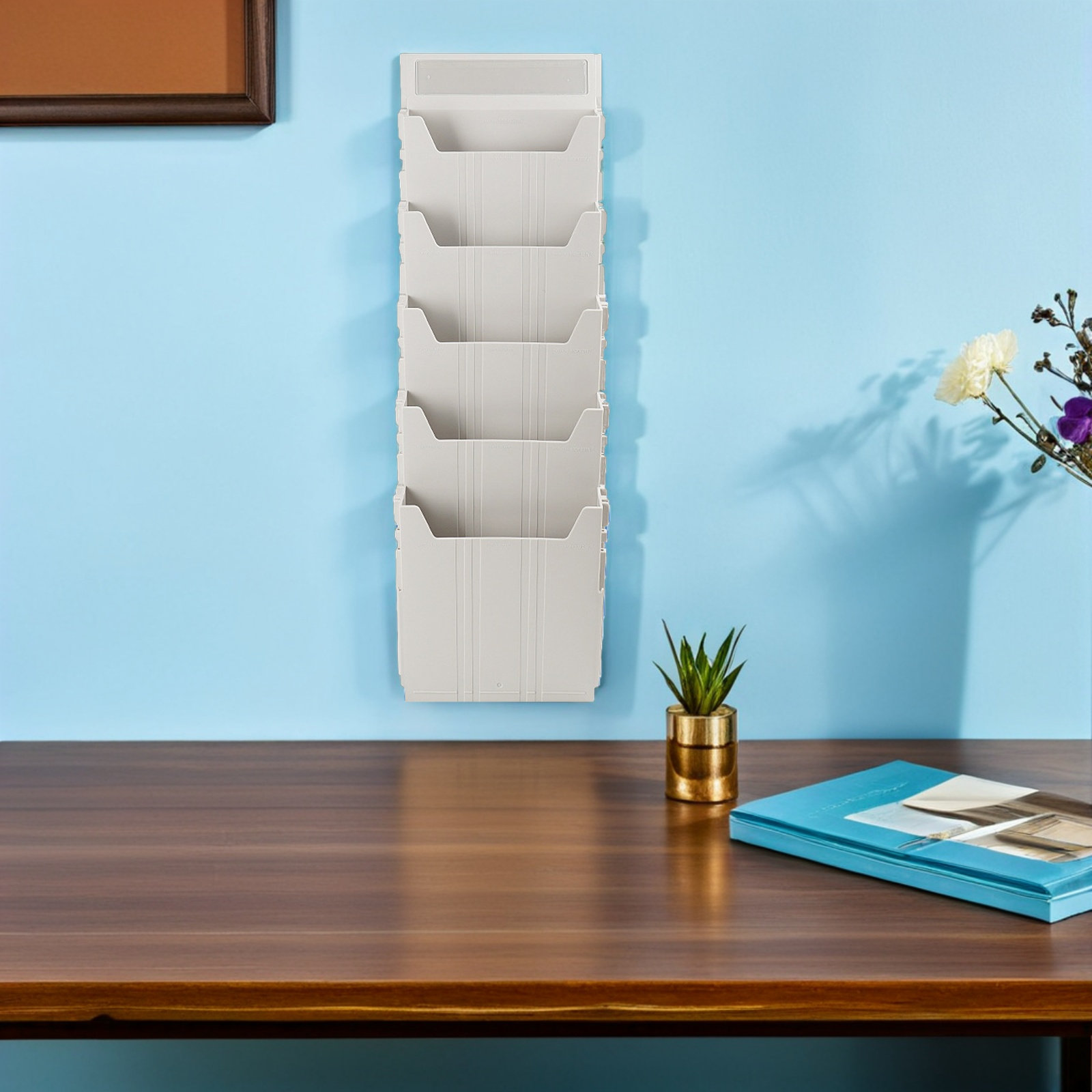 Wall Mounted Magazine Holder E - Magazine Holder Rack review and price