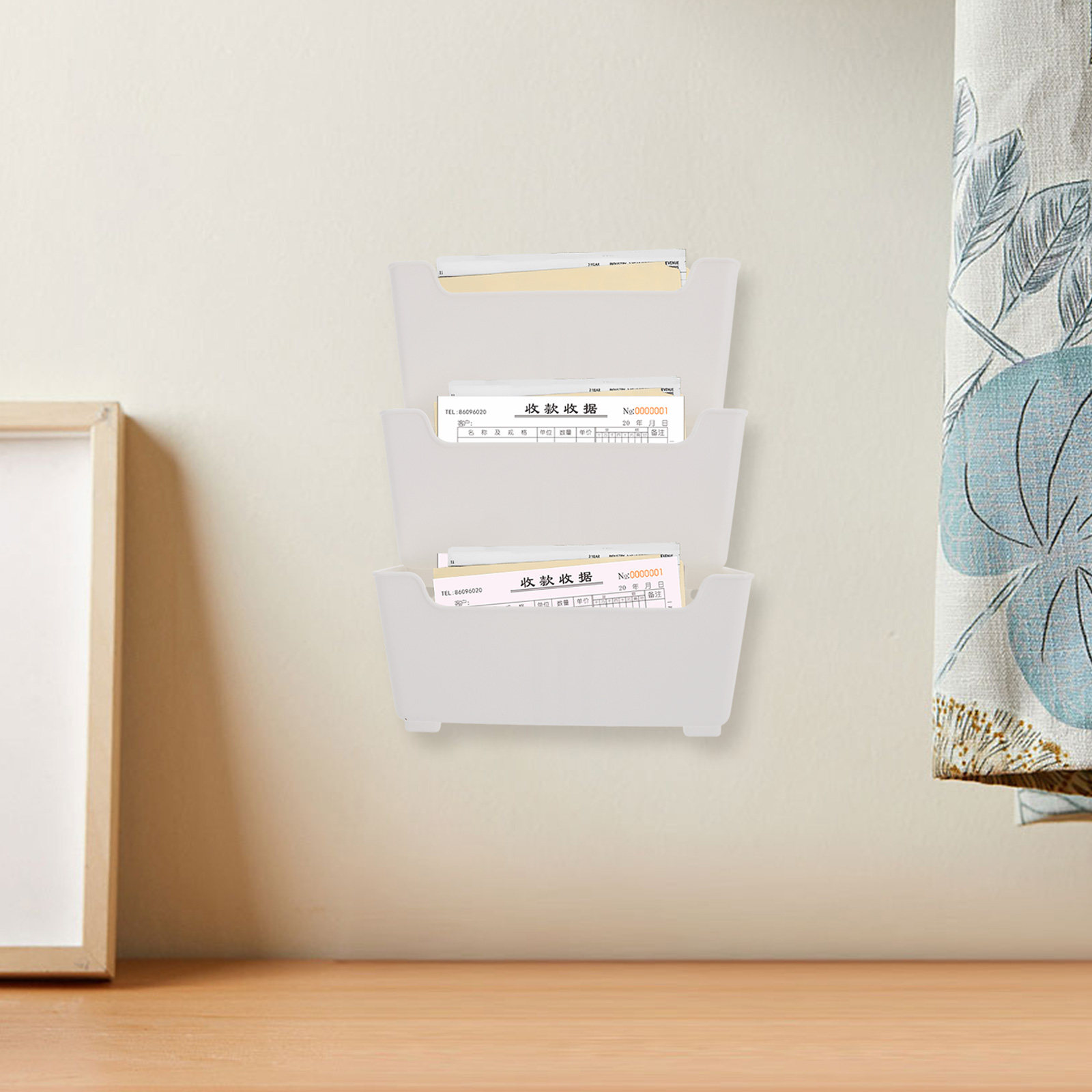 1Set Wall Mounted File Organiz - Magazine Holder Rack review and price