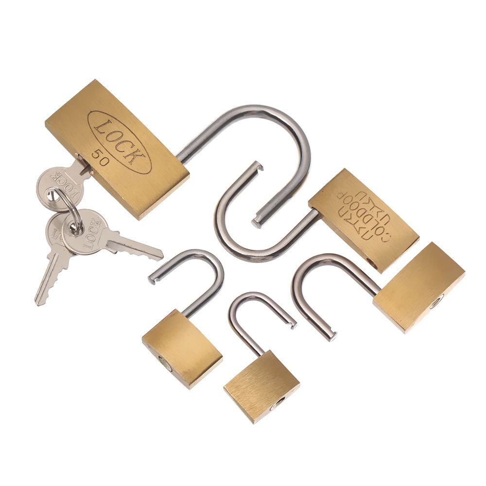 Mini Copper Lock with 2 Keys B - Letter Opener Brass review and price